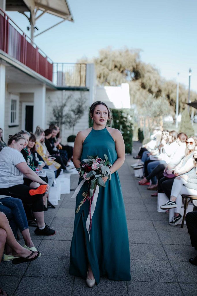 Runway show of Ivy in Tealness