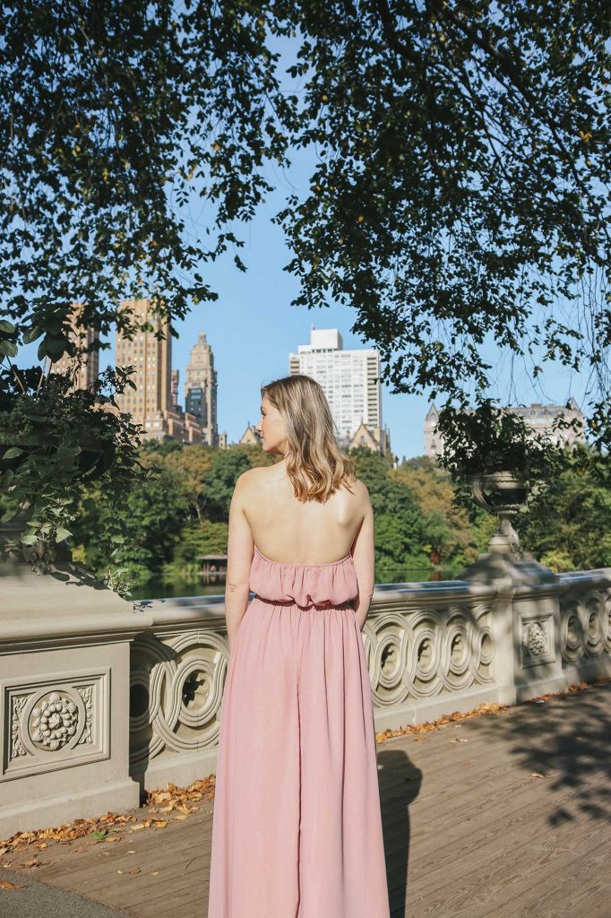 <strong>Featuring:</strong> Gina Pearl Chiffon Maxi Dress in Dusty Pink