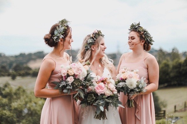 <strong>Featuring:</strong> Hampton Chiffon Maxi Dress in Dusty Pink