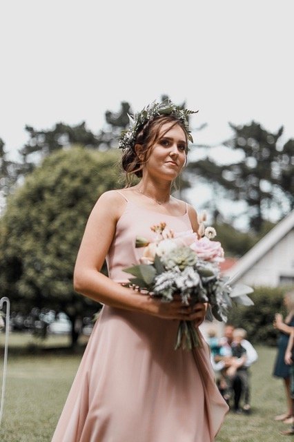<strong>Featuring:</strong> Hampton Chiffon Maxi Dress in Dusty Pink