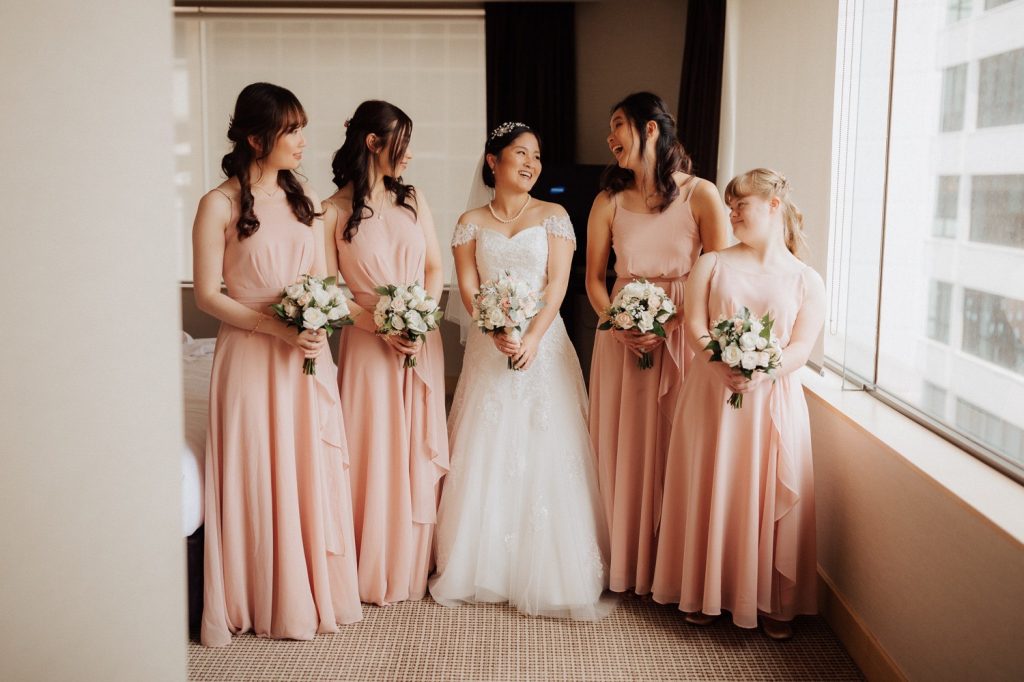 <strong>Featuring:</strong> Hampton Chiffon Maxi Dress in Dusty Pink