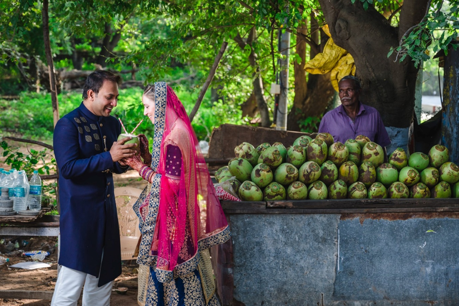 Kiwi bride Paula at destination wedding India