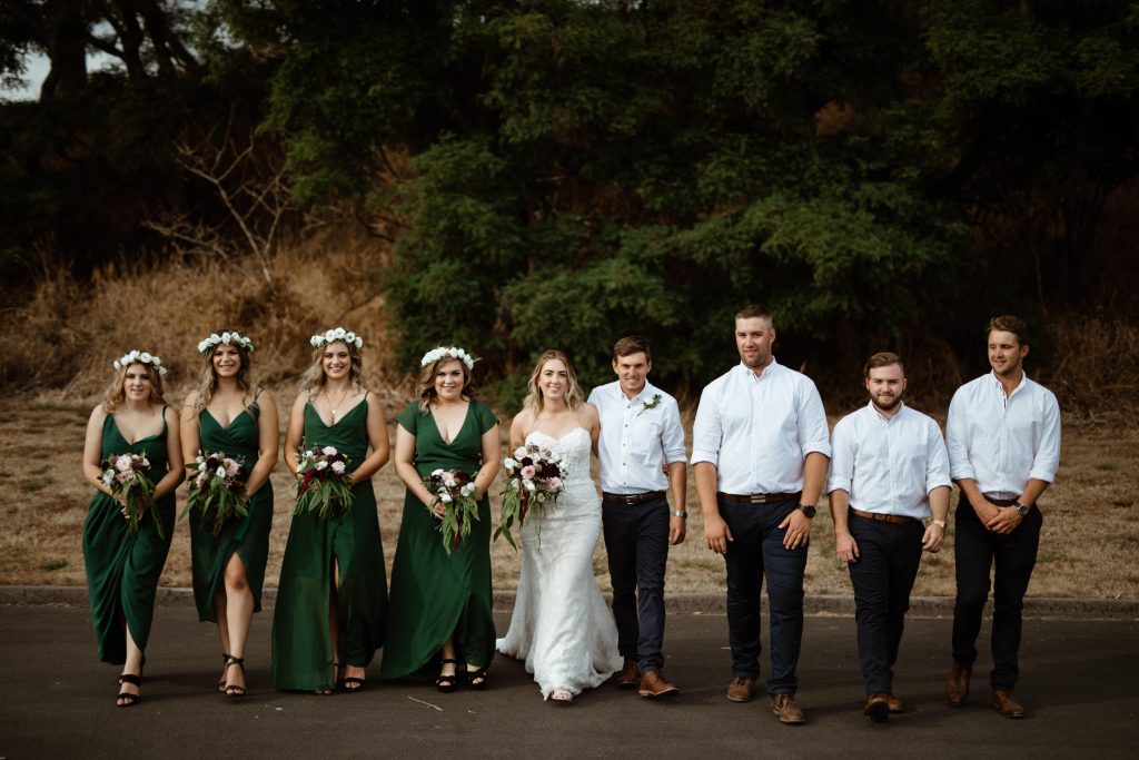 <strong>Featuring:</strong> From left: Claudia, Anya, Lucinda and Marianne in Emerald colour. 