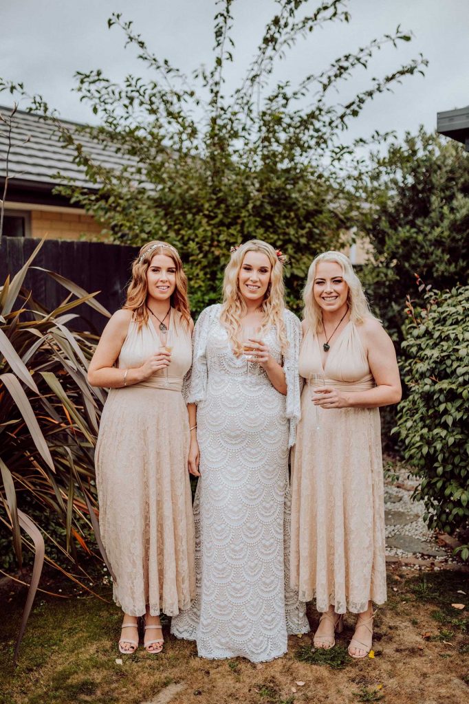 <strong>Featuring:</strong>Cassandra Infinity Dress in Champagne colour 