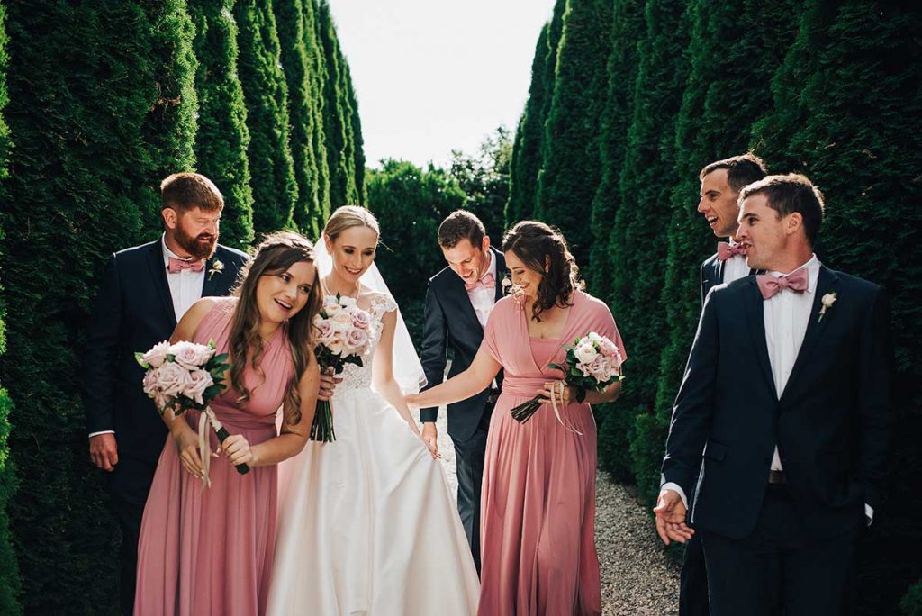 <strong>Featuring:</strong>Evelyn Infinity Dress in Rose colour 