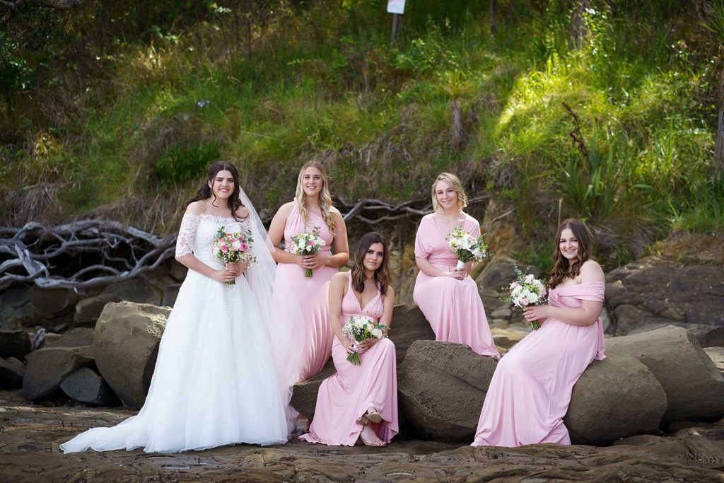 <strong>Featuring:</strong>Evelyn Infinity Dress in Dusty Pink colour 