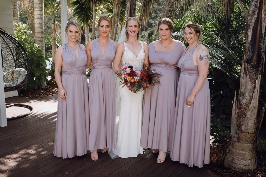 <strong>Featuring:</strong> Evelyn Infinity dress in Dusty Purple colour