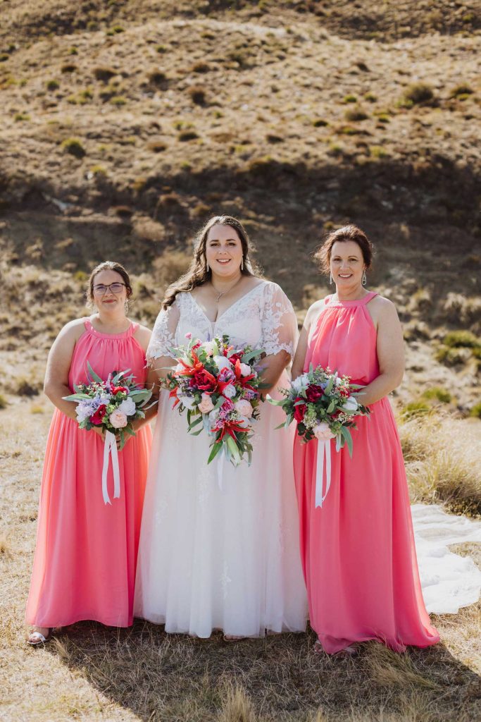 <strong>Featuring:</strong> Cora Pearl Chiffon Maxi Dress in Fushia colour